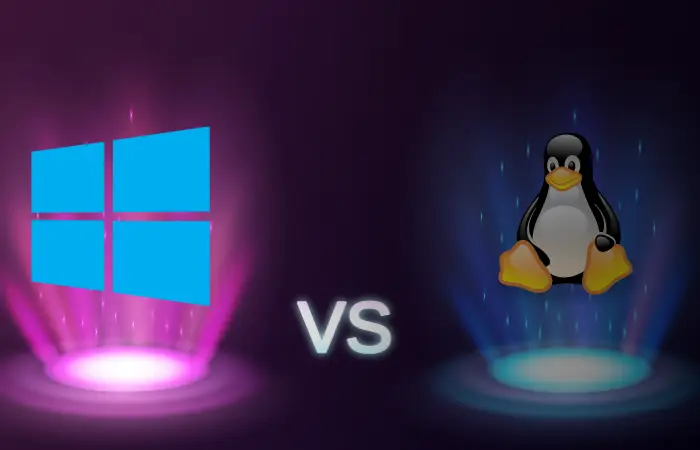 الفرق بين نظام التشغيل windows ونظام التشغيل linux